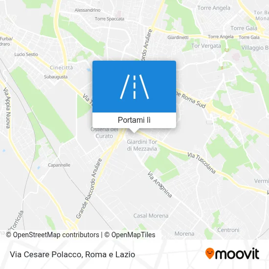 Mappa Via Cesare Polacco