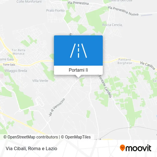 Mappa Via Cibali