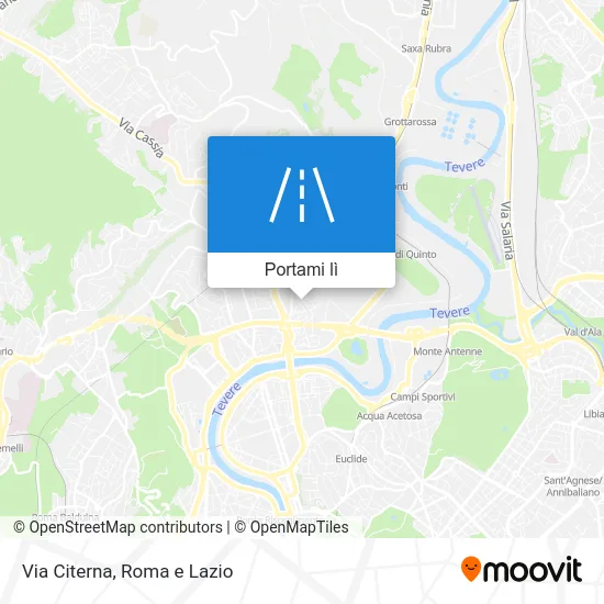 Mappa Via Citerna