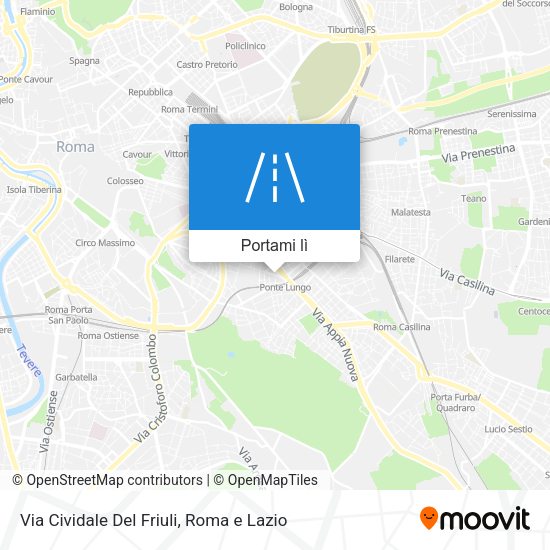 Mappa Via Cividale Del Friuli