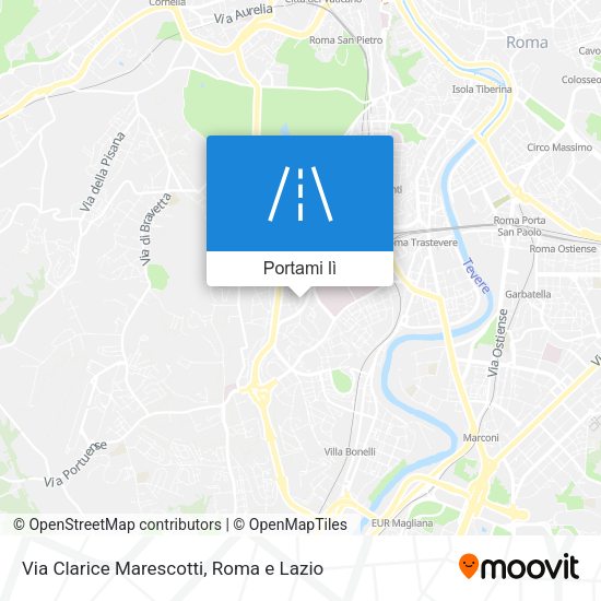 Mappa Via Clarice Marescotti