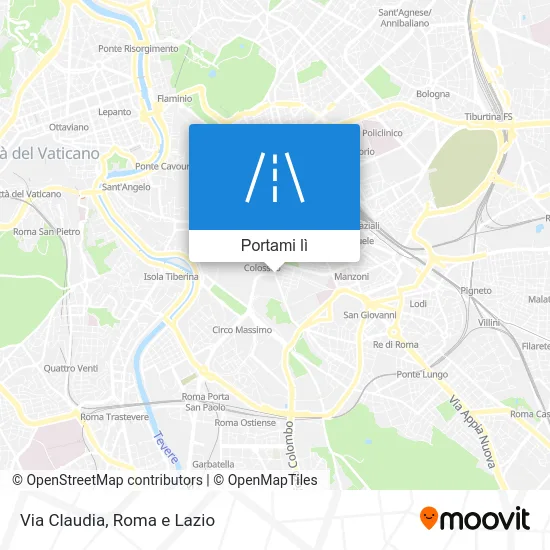 Mappa Via Claudia