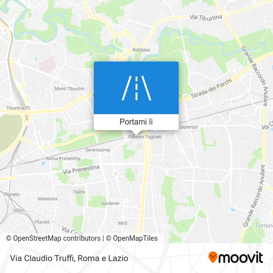 Mappa Via Claudio Truffi