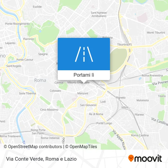 Mappa Via Conte Verde