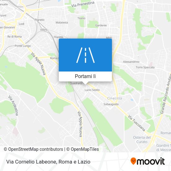 Mappa Via Cornelio Labeone