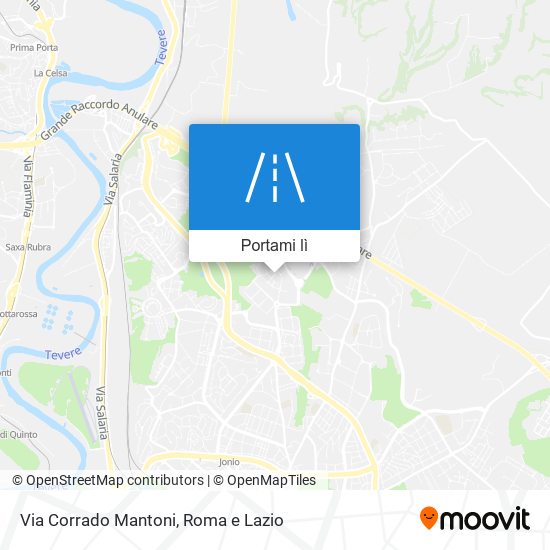 Mappa Via Corrado Mantoni