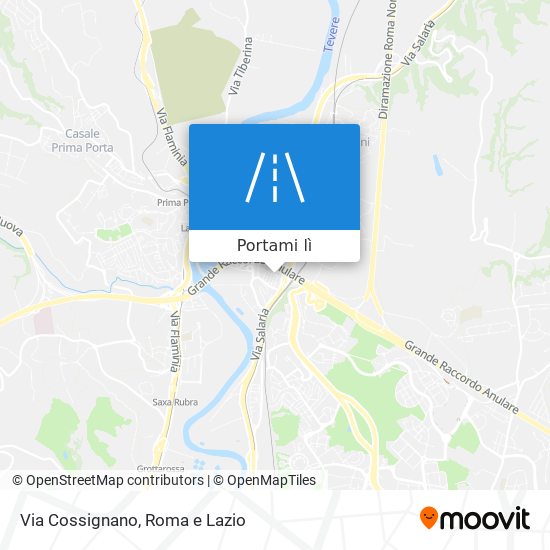 Mappa Via Cossignano
