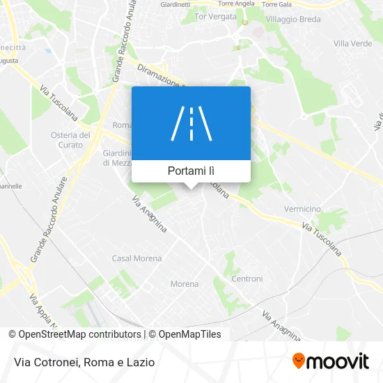 Mappa Via Cotronei