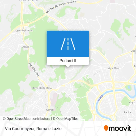 Mappa Via Courmayeur