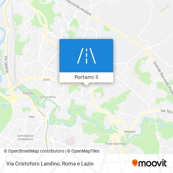 Mappa Via Cristoforo Landino