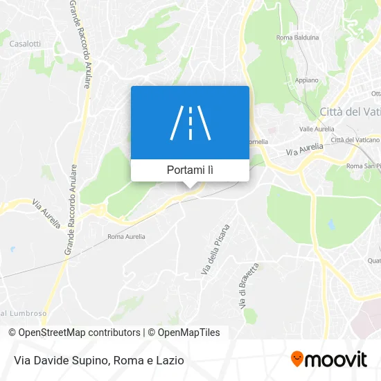 Mappa Via Davide Supino