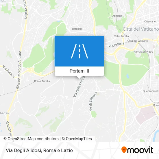 Mappa Via Degli Alidosi