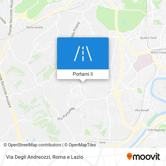 Mappa Via Degli Andreozzi