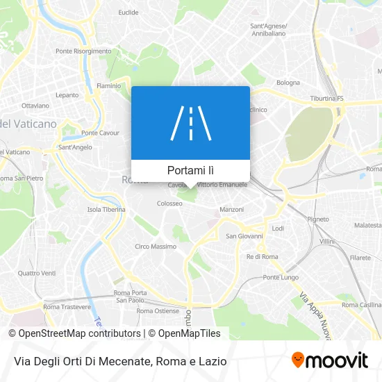 Mappa Via Degli Orti Di Mecenate