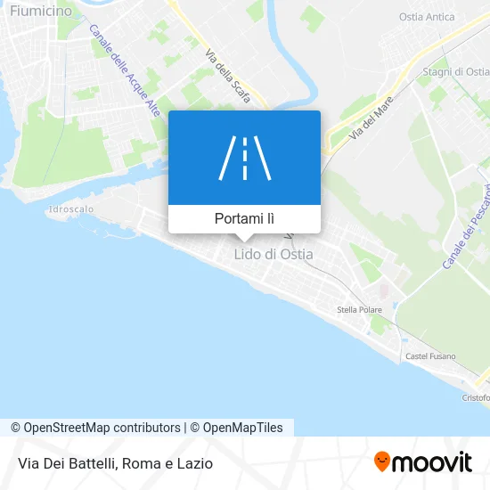 Mappa Via Dei Battelli
