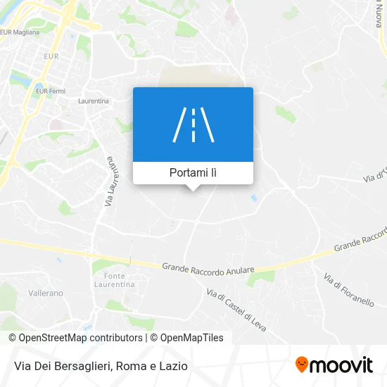 Mappa Via Dei Bersaglieri