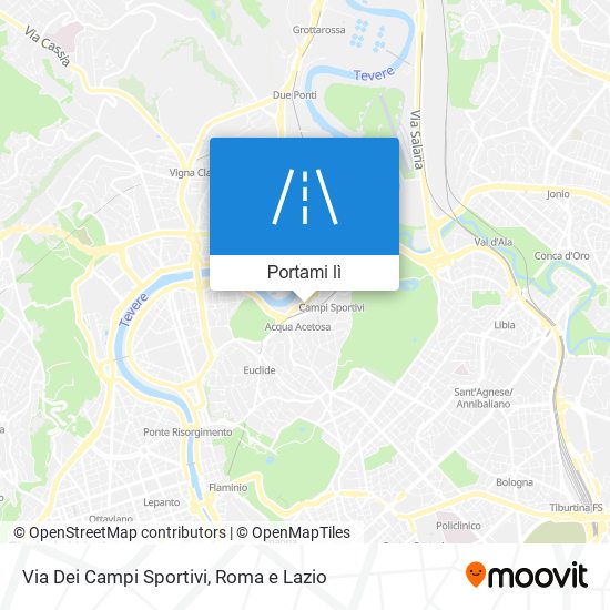 Mappa Via Dei Campi Sportivi