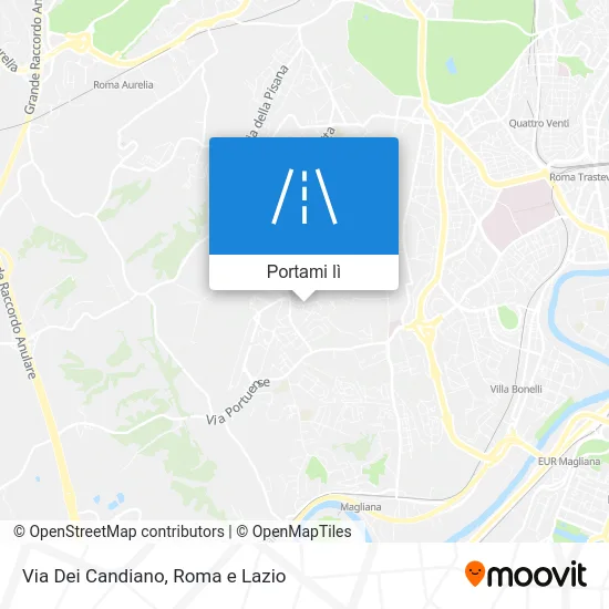 Mappa Via Dei Candiano