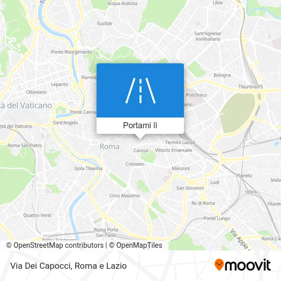Mappa Via Dei Capocci