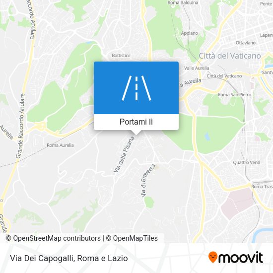 Mappa Via Dei Capogalli