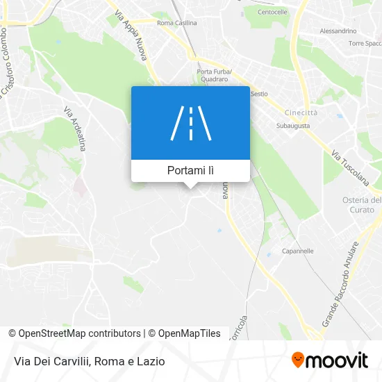 Mappa Via Dei Carvilii