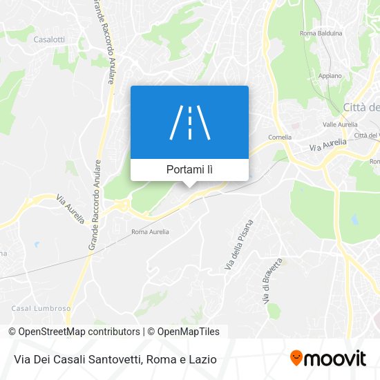 Mappa Via Dei Casali Santovetti