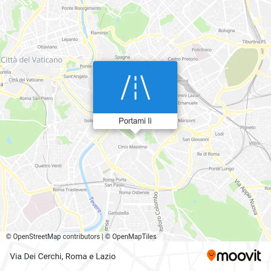 Mappa Via Dei Cerchi