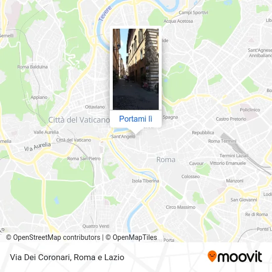 Mappa Via Dei Coronari