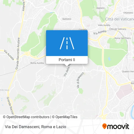 Mappa Via Dei Damasceni