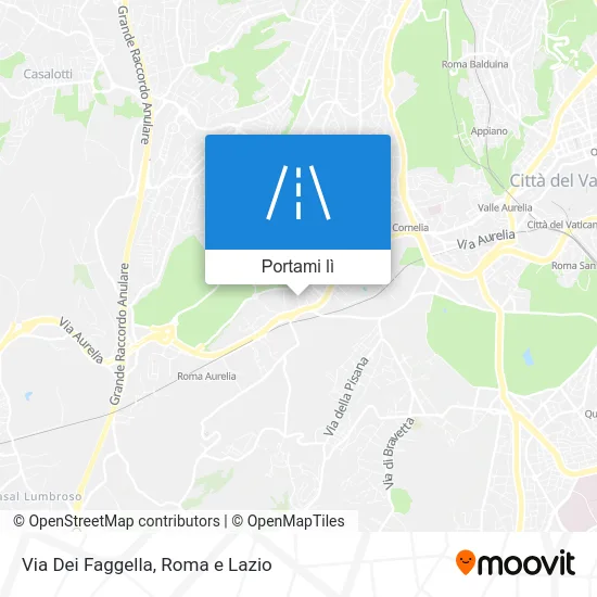 Mappa Via Dei Faggella