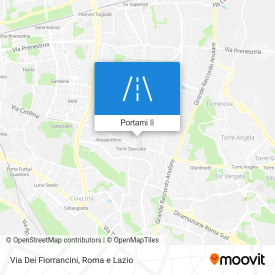 Mappa Via Dei Fiorrancini