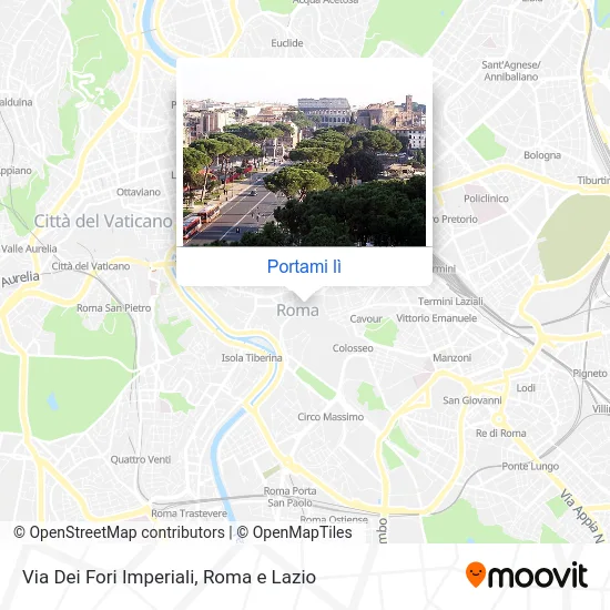 Mappa Via Dei Fori Imperiali