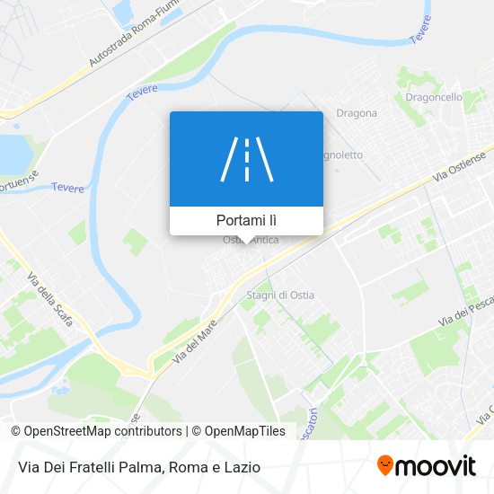 Mappa Via Dei Fratelli Palma