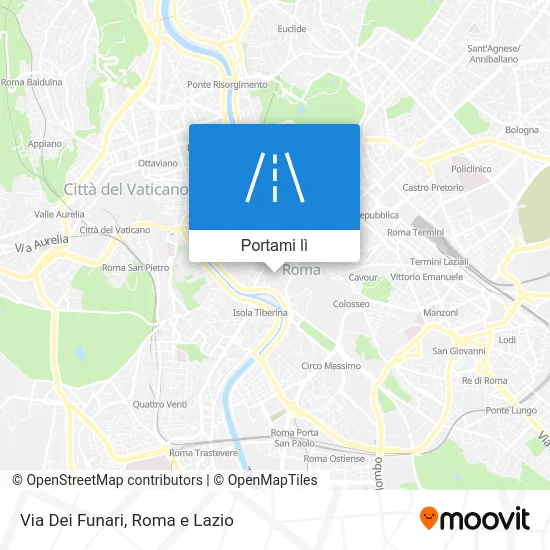 Mappa Via Dei Funari