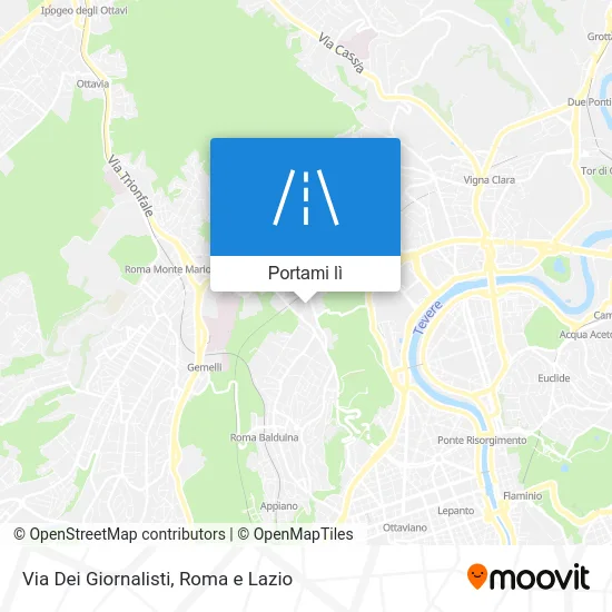 Mappa Via Dei Giornalisti