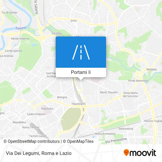 Mappa Via Dei Legumi