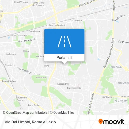 Mappa Via Dei Limoni