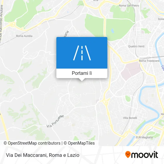 Mappa Via Dei Maccarani