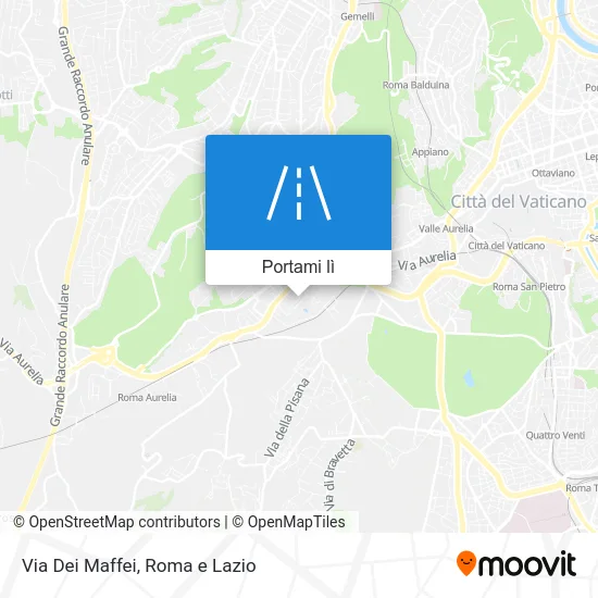 Mappa Via Dei Maffei