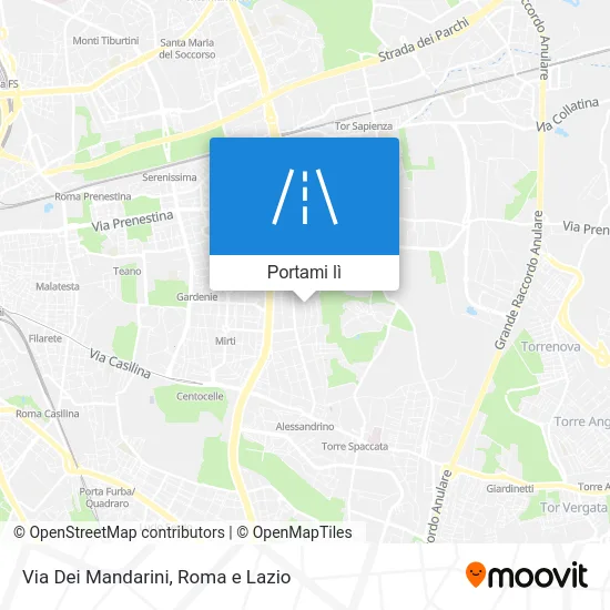 Mappa Via Dei Mandarini