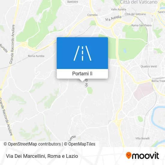 Mappa Via Dei Marcellini