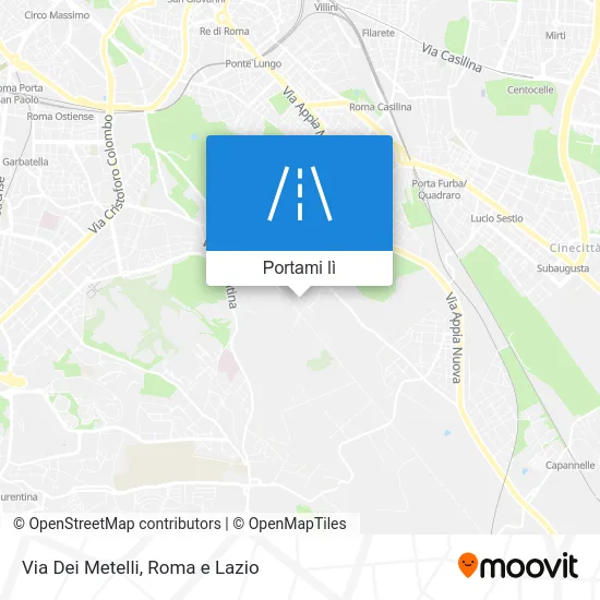 Mappa Via Dei Metelli