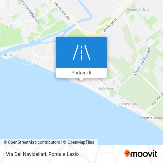 Mappa Via Dei Navicellari