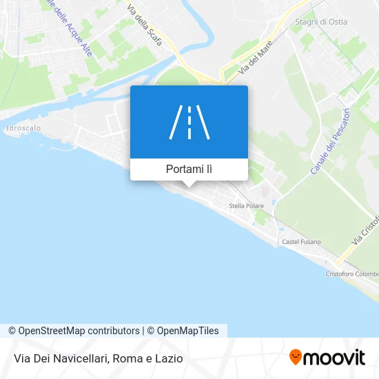 Mappa Via Dei Navicellari