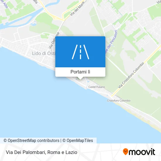 Mappa Via Dei Palombari