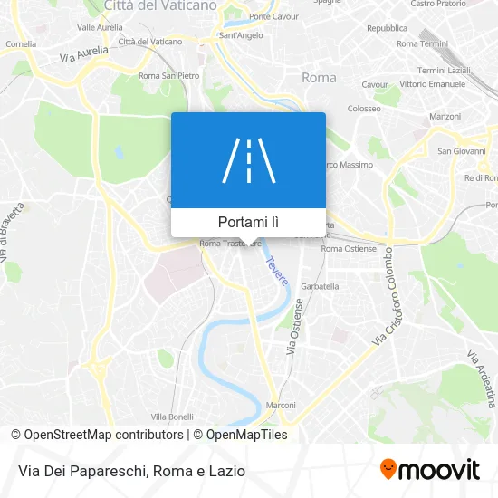 Mappa Via Dei Papareschi