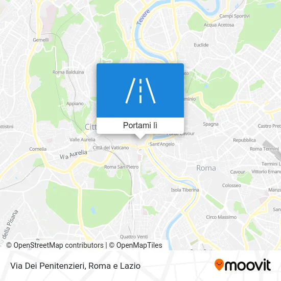 Mappa Via Dei Penitenzieri