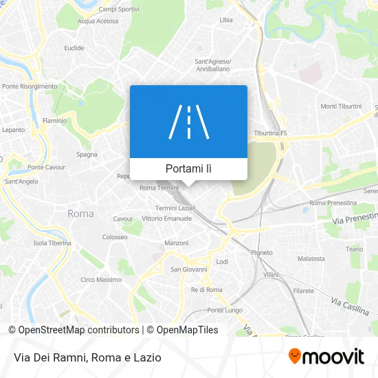 Mappa Via Dei Ramni