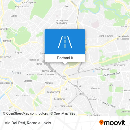 Mappa Via Dei Reti