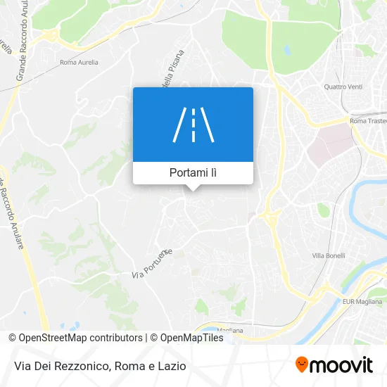 Mappa Via Dei Rezzonico